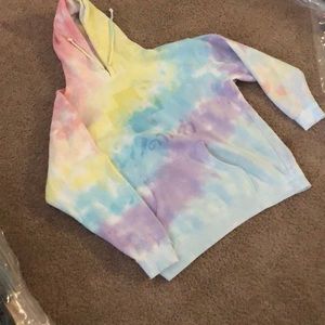 Tie die Multi Color Hoodie